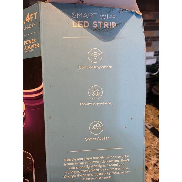 Merkury Innovations Smart Indoor and Outdoor Flex LED Multicolor Neon Strip L... - Picture 7 of 9